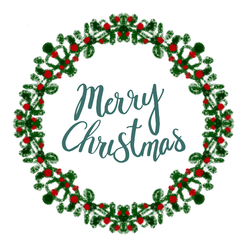 8" Double Layer Christmas Cake