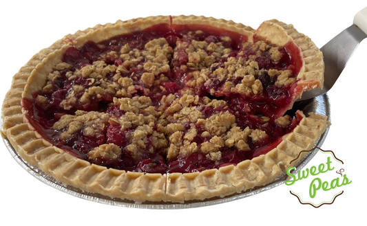 Cherry Crumble Pie Sweet Peas