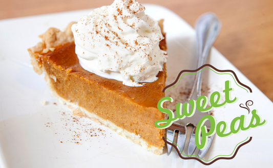 Sweet Peas classic pumpkin pie slice