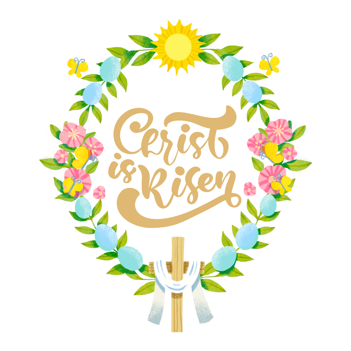 8" Double Layer Easter Cake