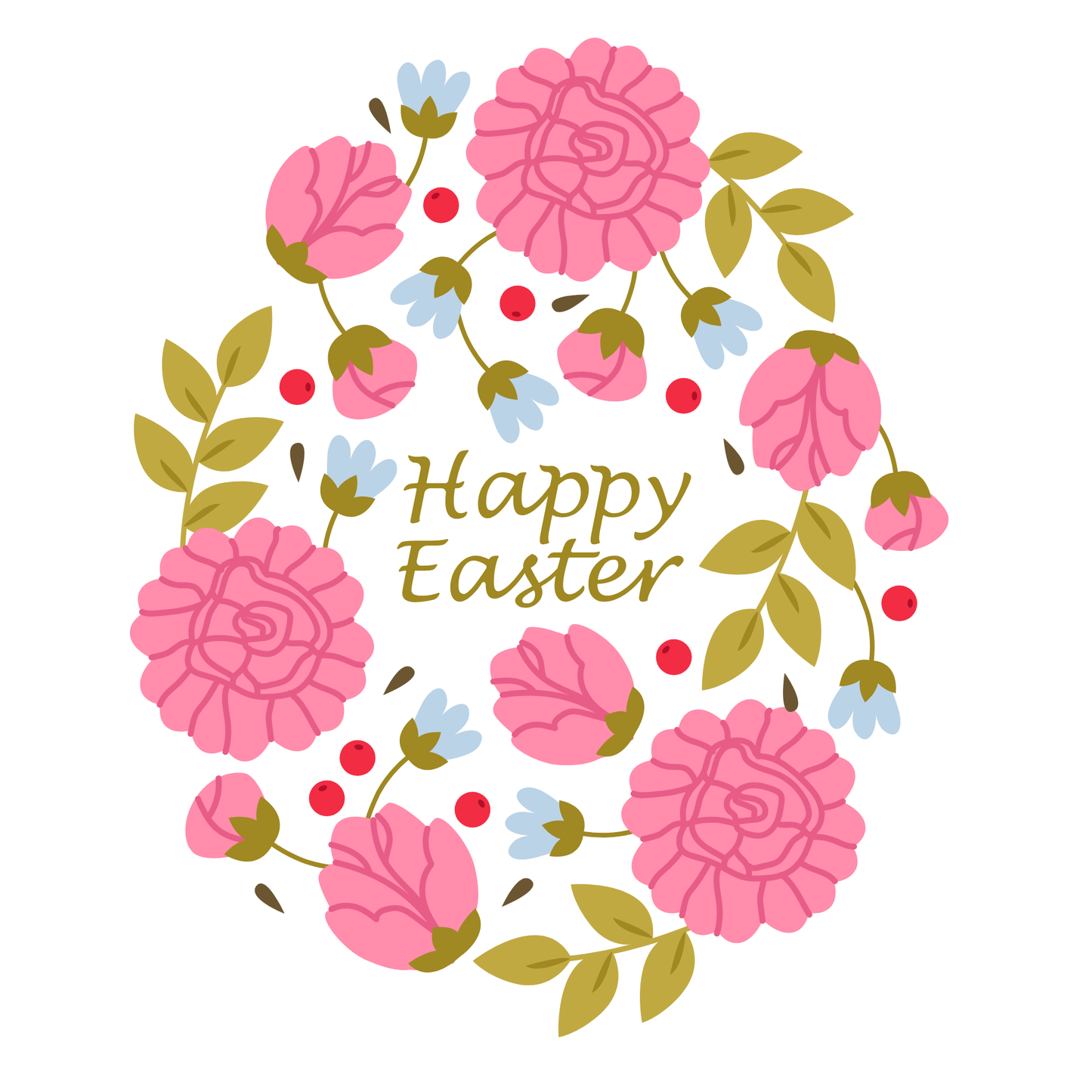 8" Double Layer Easter Cake