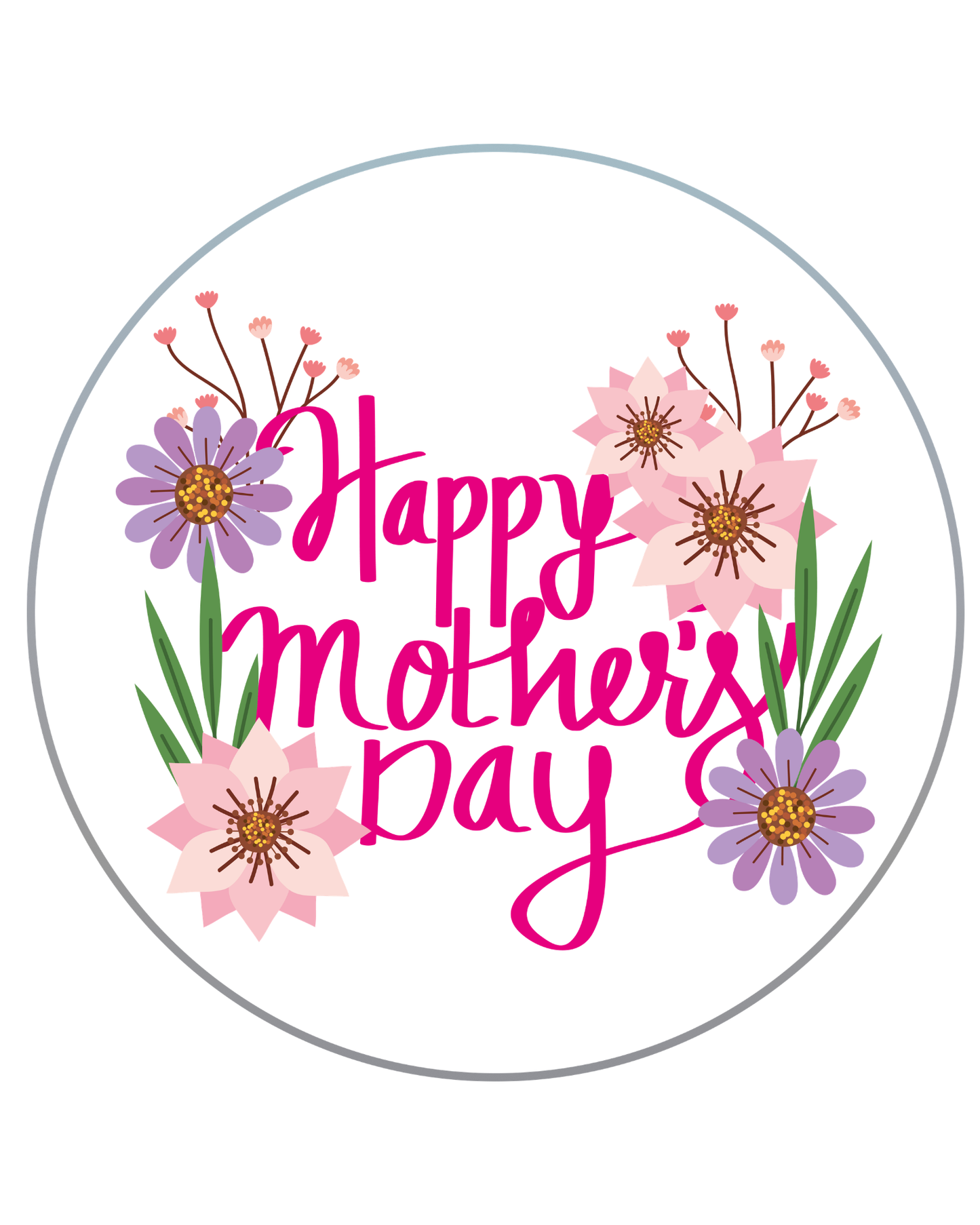 8" Double Layer Mother's Day Cake