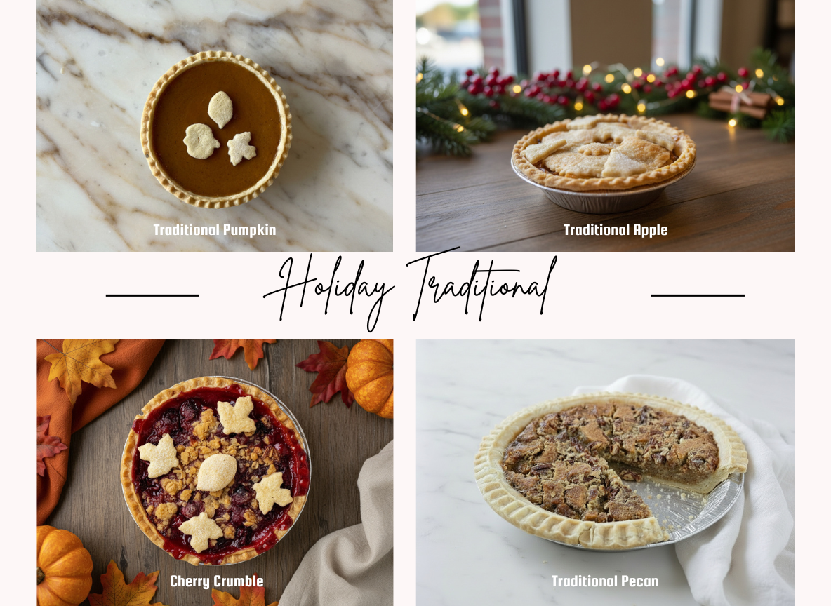 Sweet Pea’s 5-Inch Baked Pie Sampler 4-Pack