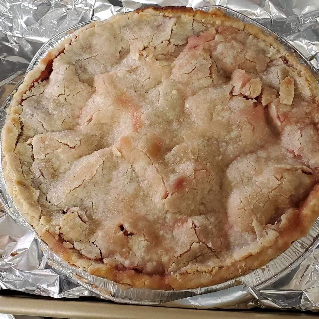 gluten-free strawberry rhubarb pie