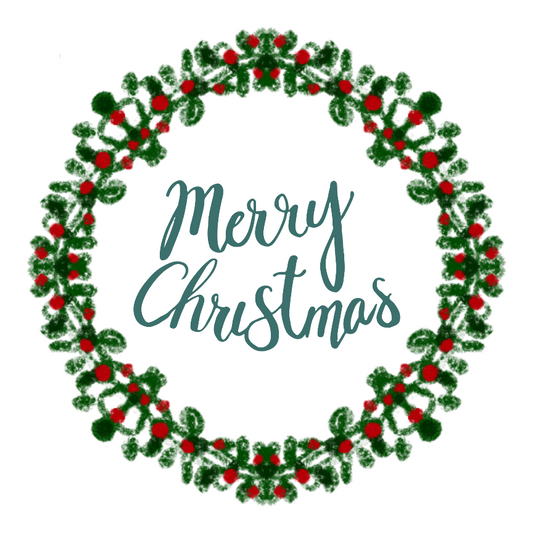 8" Double Layer Christmas Cake