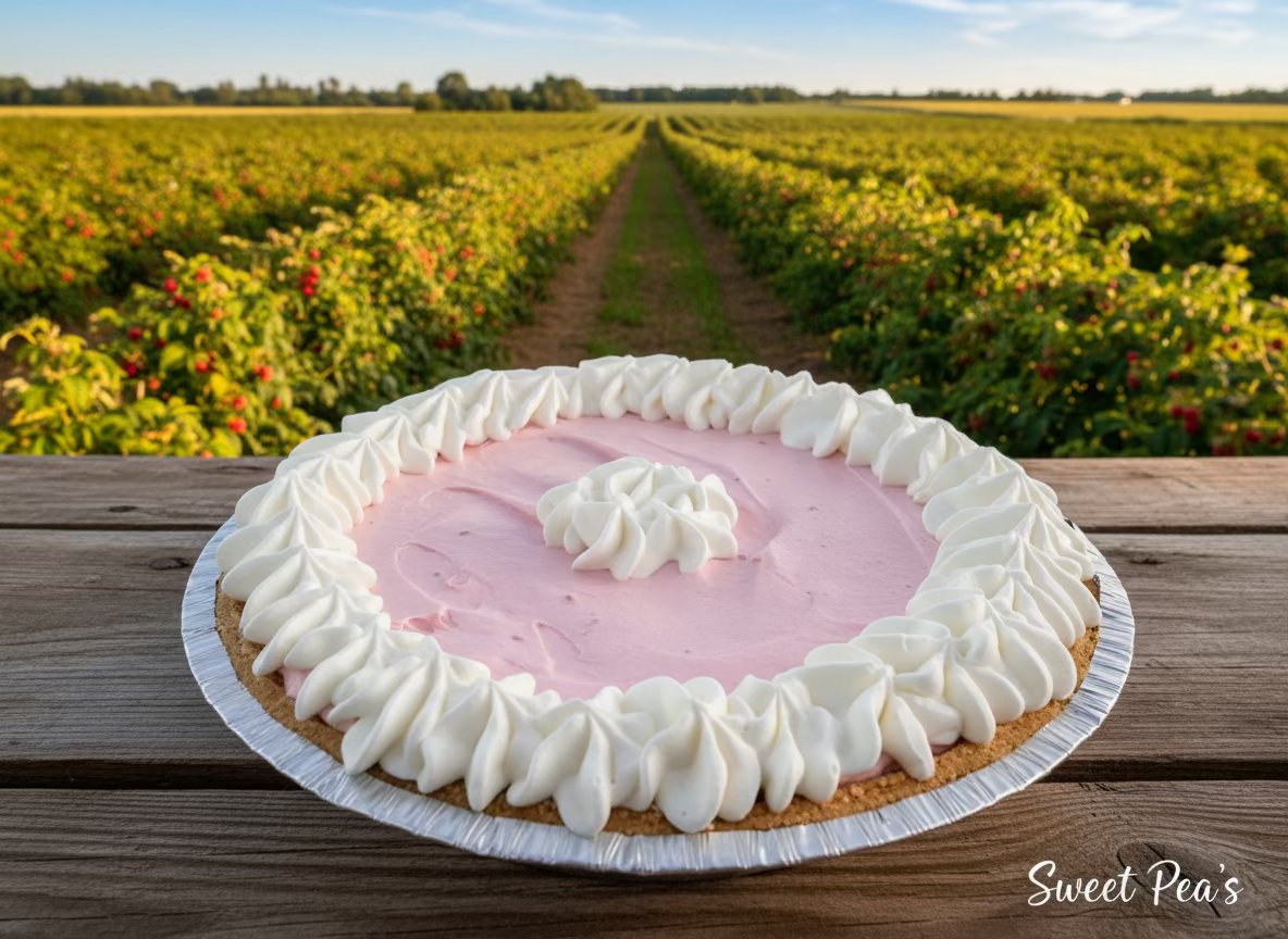 Raspberry icebox pie from Sweet Pea’s