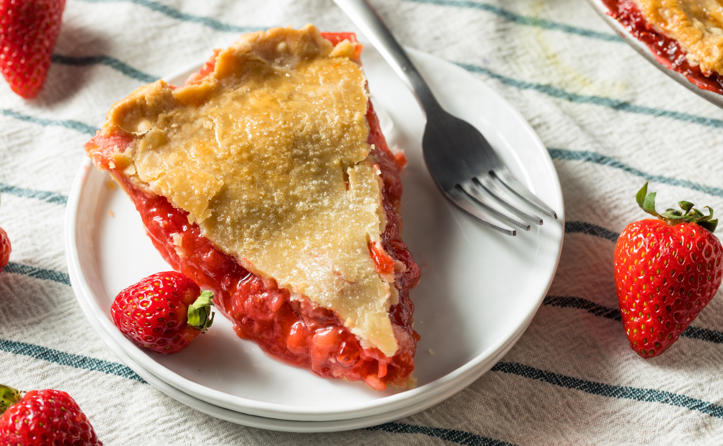 Strawberry Rhubarb Pie | Baked -10 Inch | Mayville Pick-up